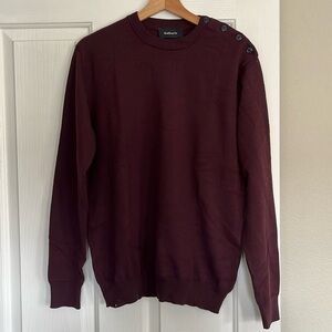 Balibaris Maroon Wool Sweater